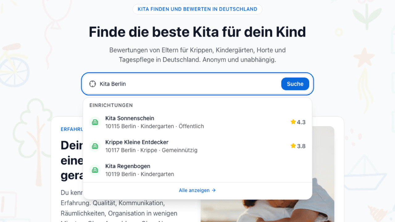 Kita-Suche 2026: Interaktive Karte, Vormerkung und bessere Umkreissuche