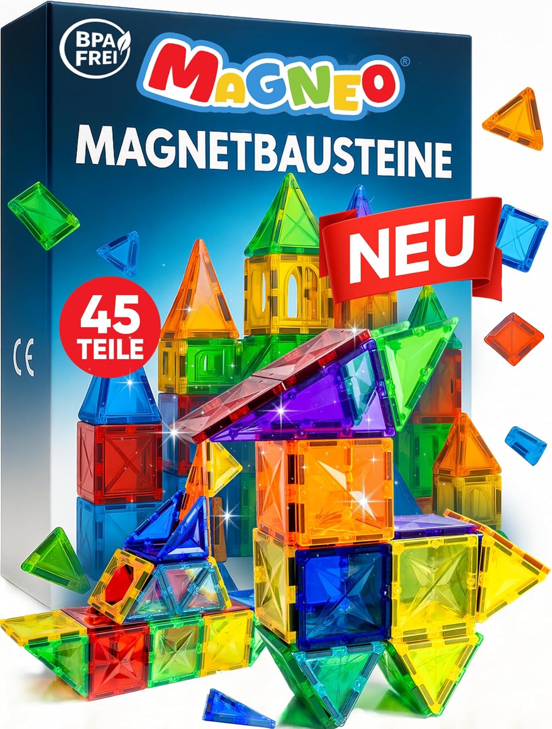 Magnetische Bausteine Set